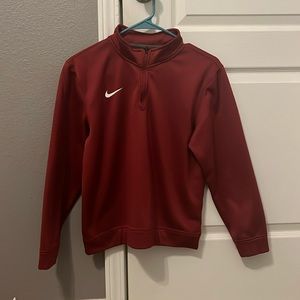 Red Nike zip up